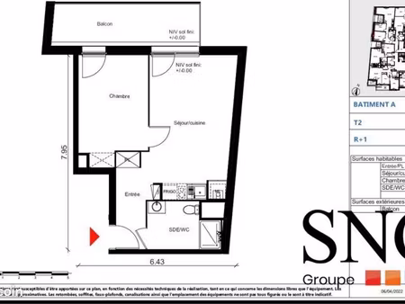 appartement 42m2 reprise de bail