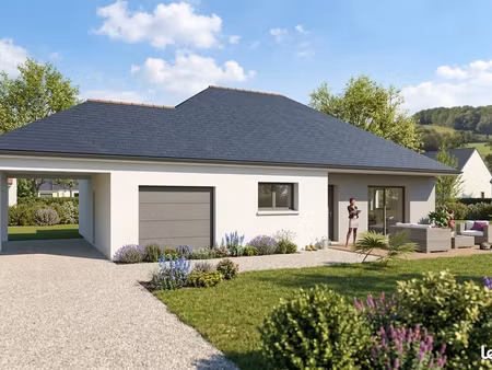 projet de construction d'une maison 99 m² avec terrain à parigne-sur-braye (53)