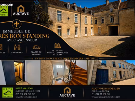 immeuble 22 pièces 370 m²