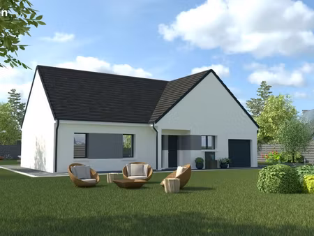 projet de construction d'une maison 90 m² avec terrain à plogastel-saint-germain (29)