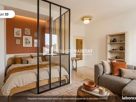 studio 1 pièce 27 m²