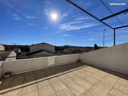 appart t3 duplex 70m2 grand terrasse expo sud + garage