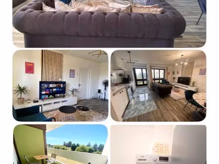 appartement meublé - 95m2- 4 chambres - chauffage + eau inclus