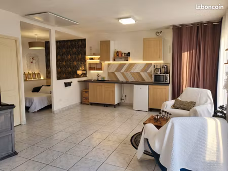 t1 bis meublé 35 m² – cour + stationnement – angers pasteur