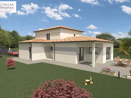 projet de construction d'une maison 137.47 m² avec terrain à gradignan (33)