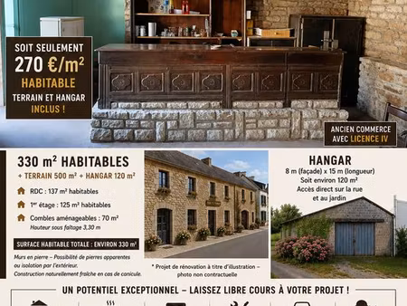 maison+terrain+hangar