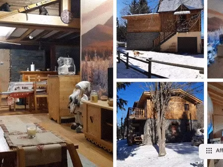 vend chalet cosy proche des pistes eyne