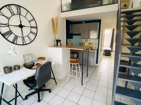 t2 bis meublé - bail étudiant i quartier les minimes
