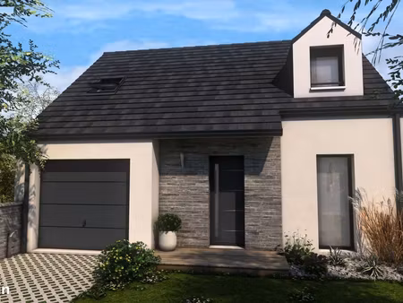 projet de construction d'une maison 80 m² avec terrain à saintines (60)