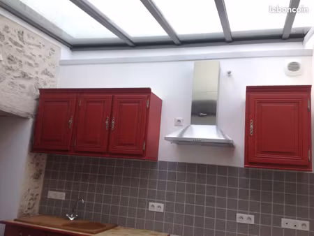 maison de bourg a etage 2 chambres jardin non attenant