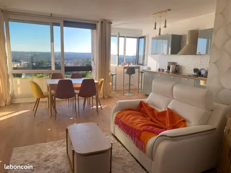 ? appartement meublé rénové – vue panoramique et ambiance zen – saint-dizier