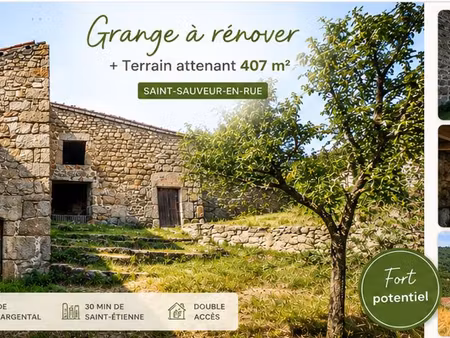 grange à rénover avec terrain attenant – fort potentiel