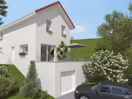 projet de construction d'une maison 97 m² avec un garage de 40 m2 sur un terrain à sainte-