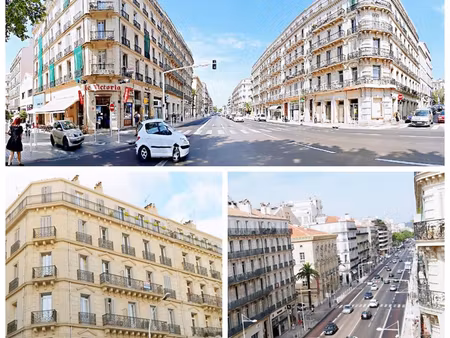 toulon bd. de strasbourg t-3  70 m²  balcon filant  jardin d’hiver  grande cave  zone piet