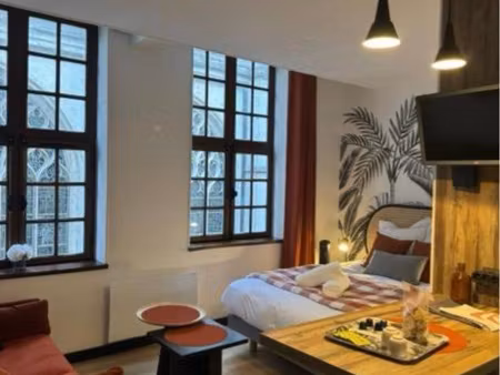 studio meublé 30 m² rénové avec goût — rouen centre / martainville