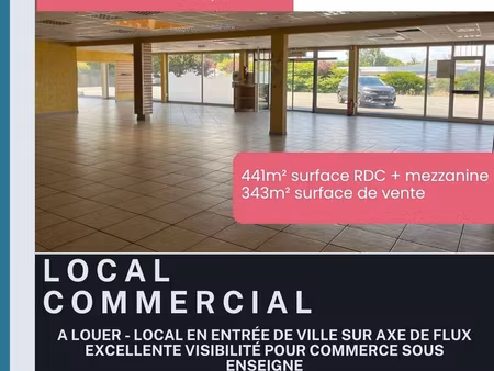local commercial - retail park emplacement n°1 - la roche sur foron - 441m² + mezzanine