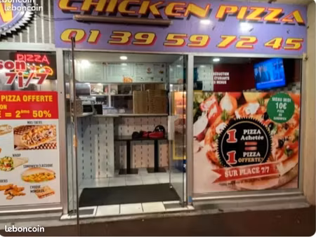 fond de commerce pizzeria