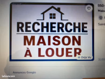 recherche maison a louer a l année