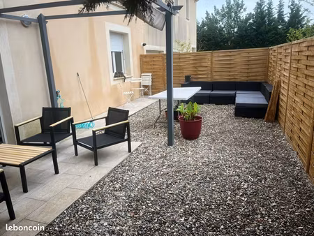 apparemment duplex t2 avec jardin
