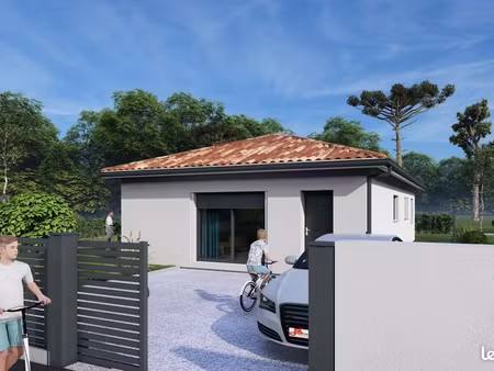projet de construction d'une maison 90 m² avec terrain à bascons (40)