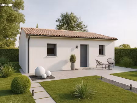 maison de 49.7 m² sur un terrain de 990 m² à l'absie en deux-sevres (79)
