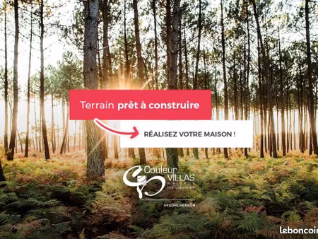 terrain 851 m² saint michel escalus