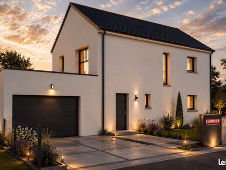projet de construction d'une maison 115 m² avec terrain à guidel (56)