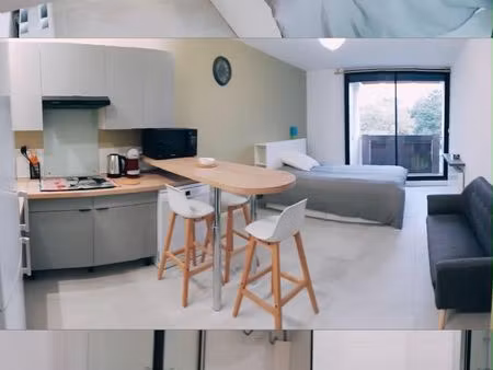 appartement t1 meublé 28 m² – mas carbonel – parking – balcon – 525 /mois