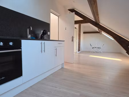 t2 bis rénové sous combles – vierzon – pompe à chaleur  grand volume  sécurisé