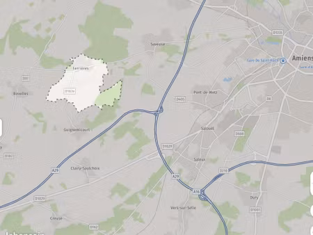 terrain 800 m² ferrieres