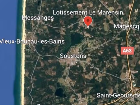 rare sur la côte landaise – terrain à vocation économique viabilisé – 1 100 m² sdp autoris