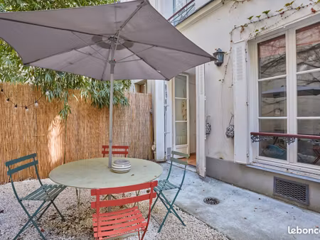 jardin du luxembourg — deux-pièces avec terrasse privative au calme