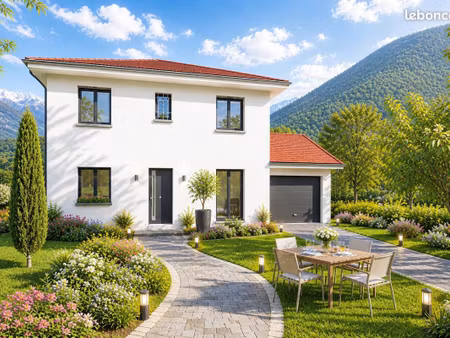 projet de construction d'une maison 97 m² avec terrain à murianette (38)