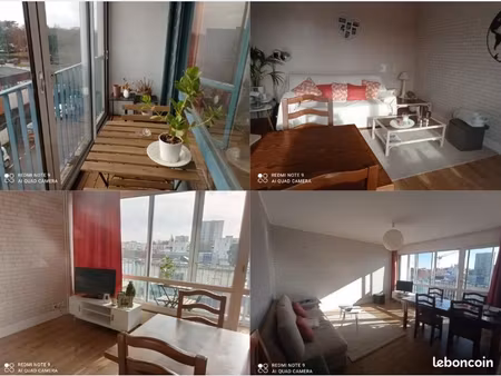 appartement t2 meublé de 54 m² avec loggia  parking et cave – angers (la madeleine / saint
