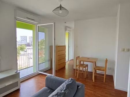 ile de nantes - t1bis 27m² meublé + balcon 6m²