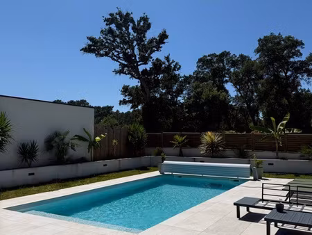 maison à vendre piscine lisière de forêt labenne