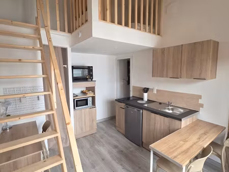 studio meublé avec mezzanine en centre-ville - rénové à neuf début 2026