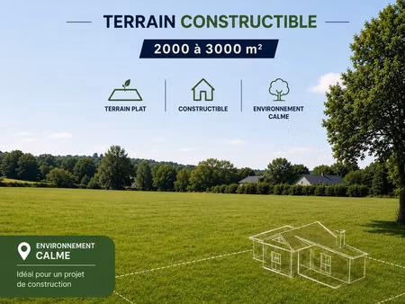recherche terrain constructible