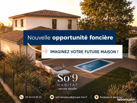terrain 700 m² merignac