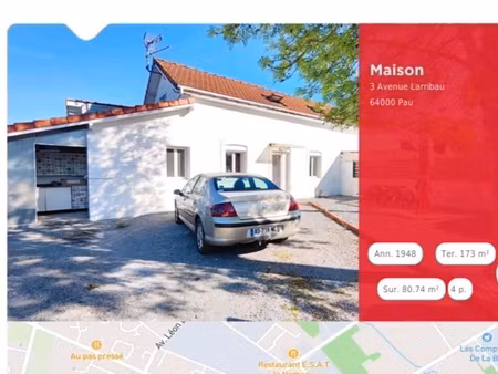 maison de ville 4 pièces rénovée - 80m² - 3 ch  terrasse et cour – quartier hameau proche 