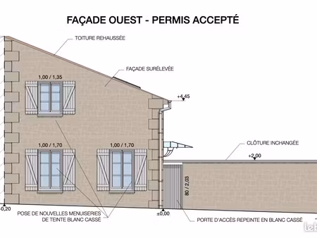 saint-leu-d’esserent – hyper-centre – projet à forte valeur ajoutée  permis accepté