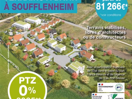 soufflenheim beau terrain constructible