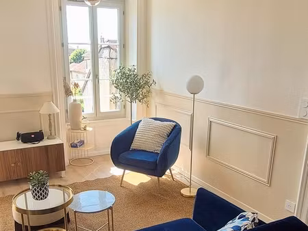 le saphir – superbe t3 meublé de standing • entièrement rénové • centre de poligny