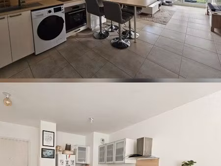 t2 meublé 42 m² terrasse + parking