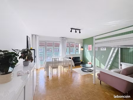 studio meublé 33 m² – proche centre-ville belfort – 470 cc