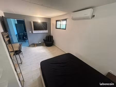 appartement t2 meublé  32m2  chambre climatisée