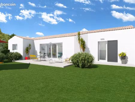 projet de construction d'une maison 3 chambres de 96.73 m² sur un terrain à bâtir de 591 m