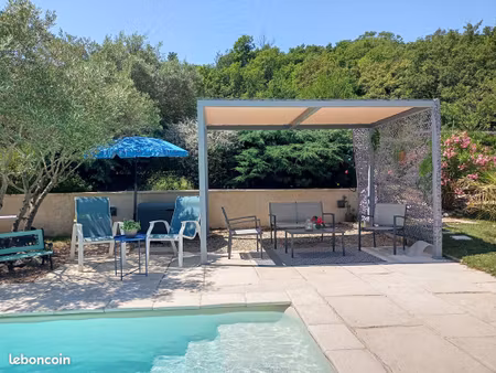 villa maison avec piscine 7 pieces 180m² ardeche meridionale