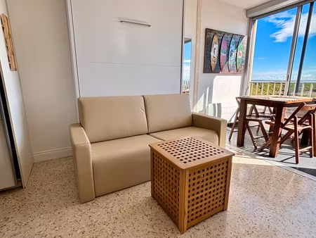 location meublée carnon montpellier 26m² parking