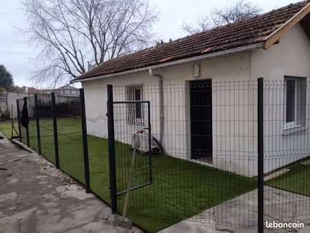 maisonnette t2 avec clim et jardin quartier figarol ■équipé mais non meublé de 36m² refait